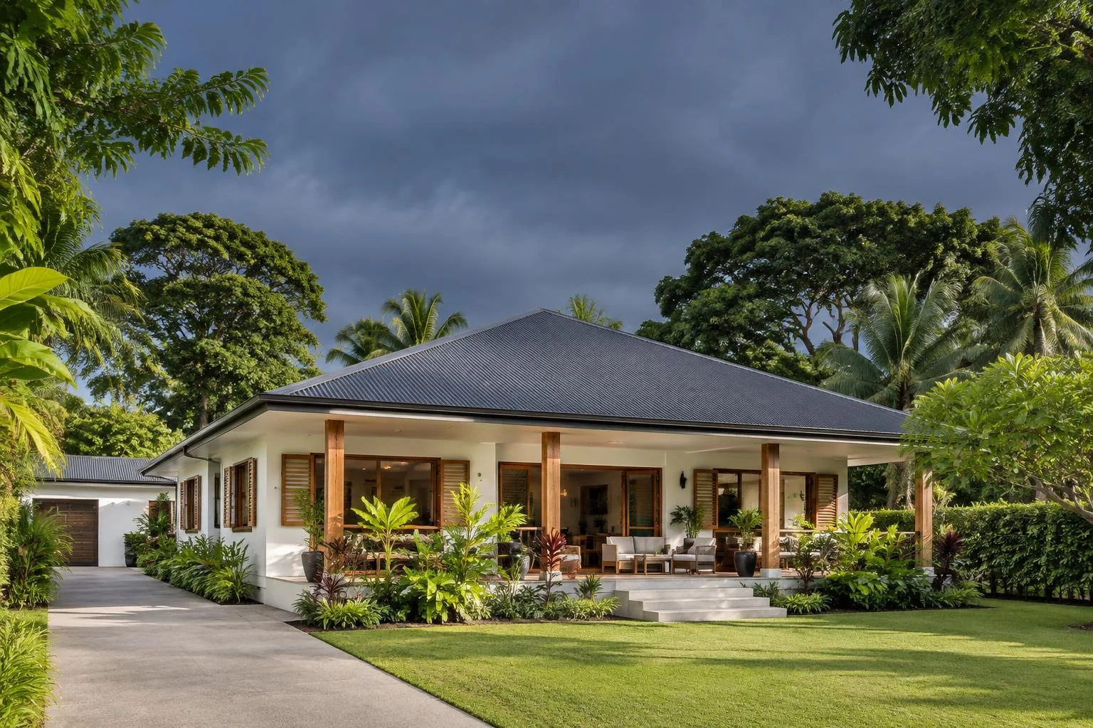 Illustrative Samoan home; not a listed property